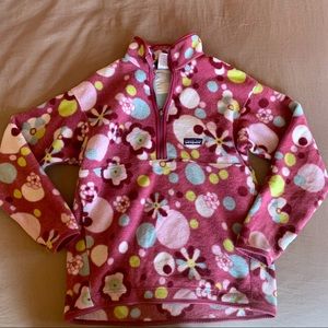 Patagonia Kids Floral Synchilla Pullover